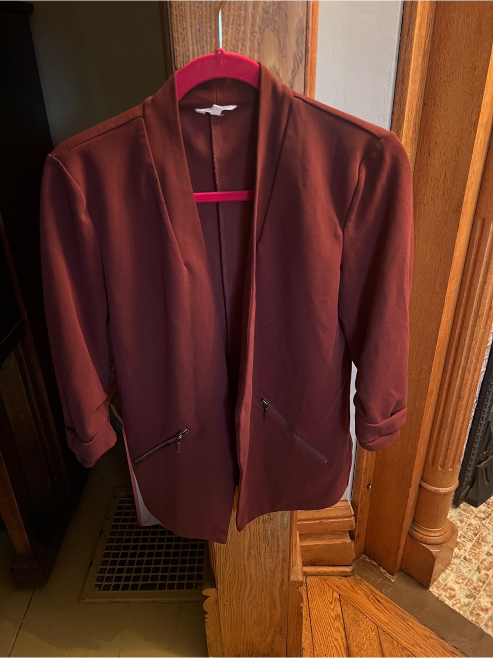 Womens Open Front Blazer Jacket